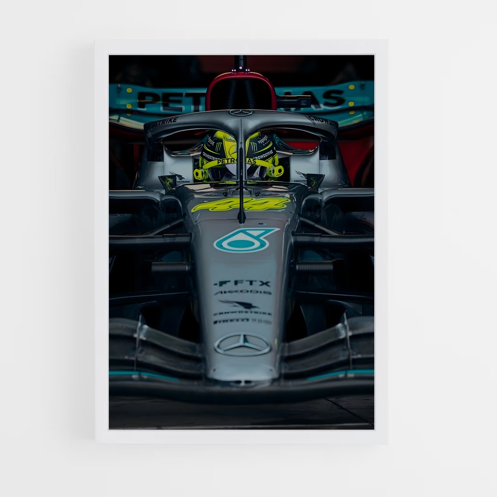 Poster La Flèche d'Argent – affiche Voitures de Formule 1 (vue 3)